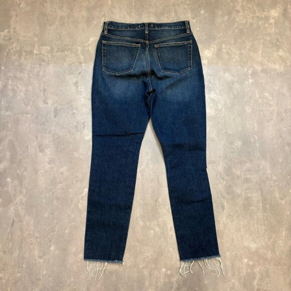 FREE PEOPLE We The Free Stella Distressed Raw Hem Skinny Jeans Size 30 - Picture 6 of 9